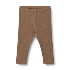 Wheat leggings Jules - Coffee melange